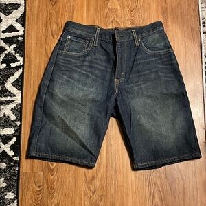 Levi's Dark Blue Jean Shorts for Men